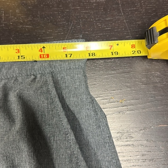 RVCA gray hybrid, flat front shorts, swim trunks, 34 - Picture 10 of 16